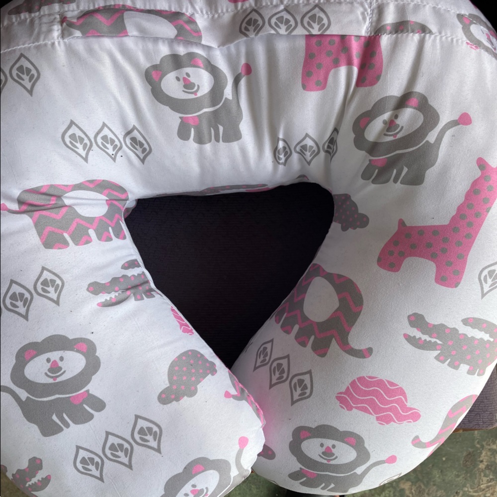 This a baby round pillow